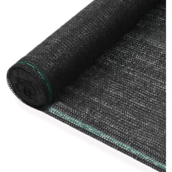 Vidaxl - Clôture de tennis pehd 1 x 25 m Noir