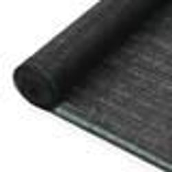 vidaXL Clôture de tennis PEHD 1,4 x 25 m Noir - TU