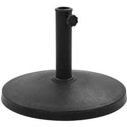 Vidaxl - Socle rond de parasol Polyrésine 10 kg Noir