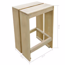 VidaXL 44911 chaise d'extérieur Terrace Bois de pin - Vue supplémentaire 3