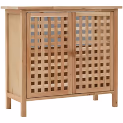 L'armoire pour lavabo, faite de noyer massif et de contreplaqué, attirera tous les regards dans votre salle de bain. L'armoir ...