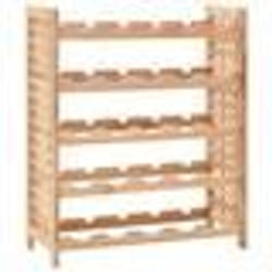 vidaXL Casier à bouteilles pour 25 bouteilles Bois de noyer 63x25x73cm - TU