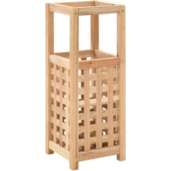 Vidaxl - Porte-parapluie 18 x 18 x 50 cm Bois de noyer massif