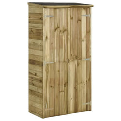 vidaXL Abri à outils pour jardin Pin 85x48x177 cm - TU