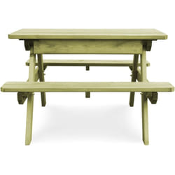 Vidaxl - Table de pique-nique pour enfants avec bancs Pinède imprégnée