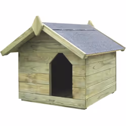 Description générale Cette cage de jardin en bois pour chien ajoutera une touche de style naturel à votre espace de vie extér ...