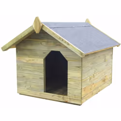 Cette cage de jardin en bois pour chien ajoutera une touche de style naturel à votre espace de vie extérieur avec son design  ...