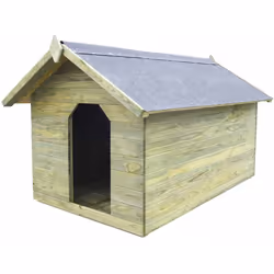 Cette cage de jardin en bois pour chien ajoutera une touche de style naturel à votre espace de vie extérieur avec son design  ...