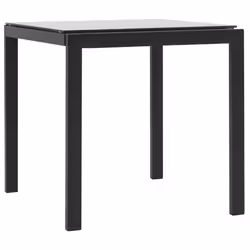 VidaXL 44893 chaise d'extérieur Linge Tissu, Polyuréthane, Acier Noir