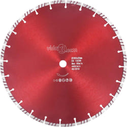 Disque de coupe diamanté avec turbo Acier 350 mm