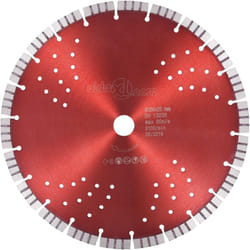 Vidaxl - Disque de coupe diamanté avec turbo et trous Acier 300 mm