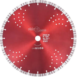 Disque de coupe diamanté avec turbo et trous Acier 350 mm Vidaxl
