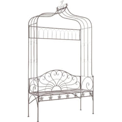Vidaxl - Banc de jardin 122 cm Fer Marron antique