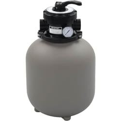 Vidaxl - Filtre à sable pour piscine avec vanne 4 positions Gris 350 mm