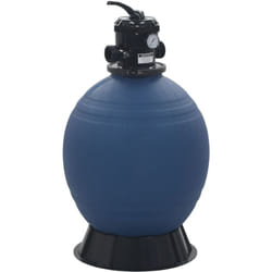 Vidaxl - Filtre à sable pour piscine avec vanne 6 positions Bleu 560 mm