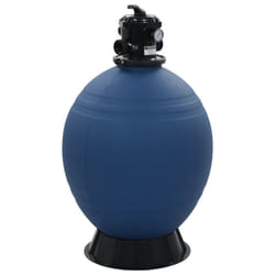 Vidaxl - Filtre à sable pour piscine avec vanne 6 positions Bleu 660 mm