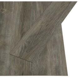 Dalles de plancher autoadhésives 4,46 m² 3mm PVC gris et marron vidaXL