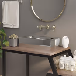Fabriqué en céramique, ce lavabo de forme carrée sera un supplément chic et intemporel à toute salle de bain, salle d'eau, ve ...