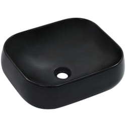 Vidaxl - Lavabo 44,5 x 39,5 x 14,5 cm Céramique Noir