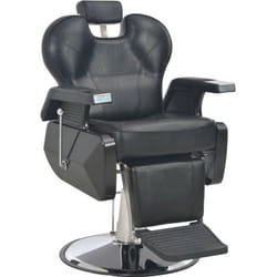vidaXL Chaise de barbier Noir 72x68x98 cm Similicuir