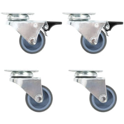 Vidaxl - Roulettes pivotantes doubles 4 pcs 50 mm