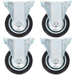 Vidaxl - Roulettes fixes 4 pcs 75 mm