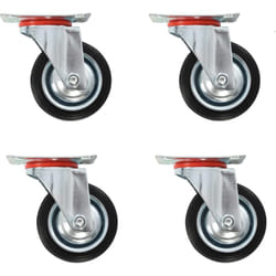 Roulettes pivotantes 4 pcs 75 mm vidaXL
