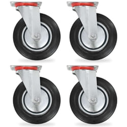 vidaXL Roulettes pivotantes 4 pcs 200 mm