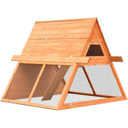 Vidaxl - Clapier Bois de pin et de sapin massif 152x128x108 cm