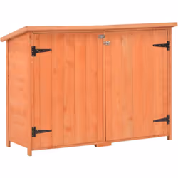 Description générale Cet abri de jardin en bois arbore un design compact et une allure élégante, s'adaptant parfaitement à n' ...