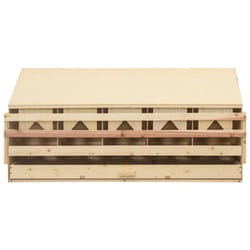 Vidaxl - Pondoir 5 compartiments 117x33x54 cm bois de pin massif