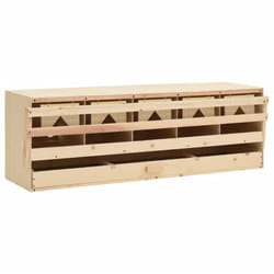 Vidaxl - Pondoir 5 compartiments 117x33x38 cm bois de pin massif