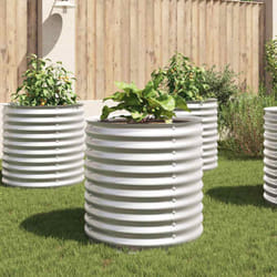 Vidaxl - Lit surélevé de jardin 80x80x81 cm Acier galvanisé Argenté