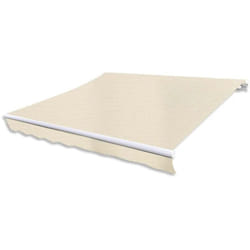 Vidaxl - Auvent pliable manuel 300 cm Crème