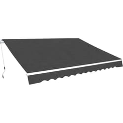 Vidaxl - Auvent pliable manuel 450 cm Anthracite