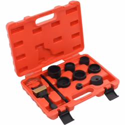 Cet ensemble d'outils pour voiture est utilisé pour remplacer les douilles de bras de remorquage, ainsi que le bras de remorq ...
