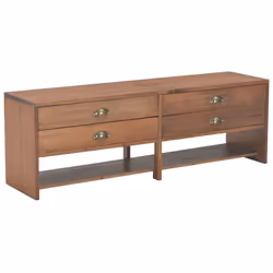 Le meuble TV classique a un design sobre et pratique et conviendra à n'importe quelle décoration intérieure. L'armoire HiFi e ...