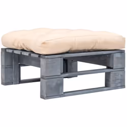Notre repose-pied de jardin palette sera un choix idéal pour vous détendre et profiter du bon temps. Avec son design intempor ...