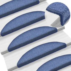 vidaXL Tapis d'escalier 15 pcs