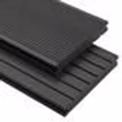 vidaXL Panneaux de terrasse solides et accessoires WPC 26m² 2,2 m Noir