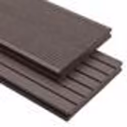 vidaXL Panneaux de terrasse et accessoires WPC 16m² 2,2 m Marron foncé