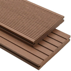 Vidaxl - Panneaux de terrasse wpc et accessoires 10 m² 4 m Marron clair