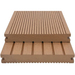 Vidaxl - Panneaux de terrasse solides et accessoires wpc 10 m² 4 m Teck