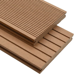Vidaxl - Panneaux de terrasse solides et accessoires wpc 15 m² 4 m Teck