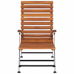 VidaXL 44390 chaise d'extérieur Terrace Siège rembourré Bois d'acacia, Acier