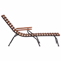 VidaXL 44390 chaise d'extérieur Terrace Siège rembourré Bois d'acacia, Acier