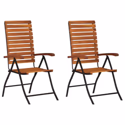 VidaXL 44391, Terrace, Bois d'acacia, Acier, 590 mm, 980 mm, 1110 mm, 47 cm