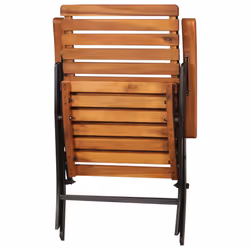 VidaXL 44391 chaise d'extérieur Terrace Bois d'acacia, Acier - Vue supplémentaire 5