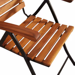 VidaXL 44391 chaise d'extérieur Terrace Bois d'acacia, Acier - Vue supplémentaire 7