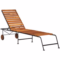VidaXL 44394, Linge, Siège rembourré, Bois d'acacia, Acier, 500 mm, 2050 mm, 300 mm